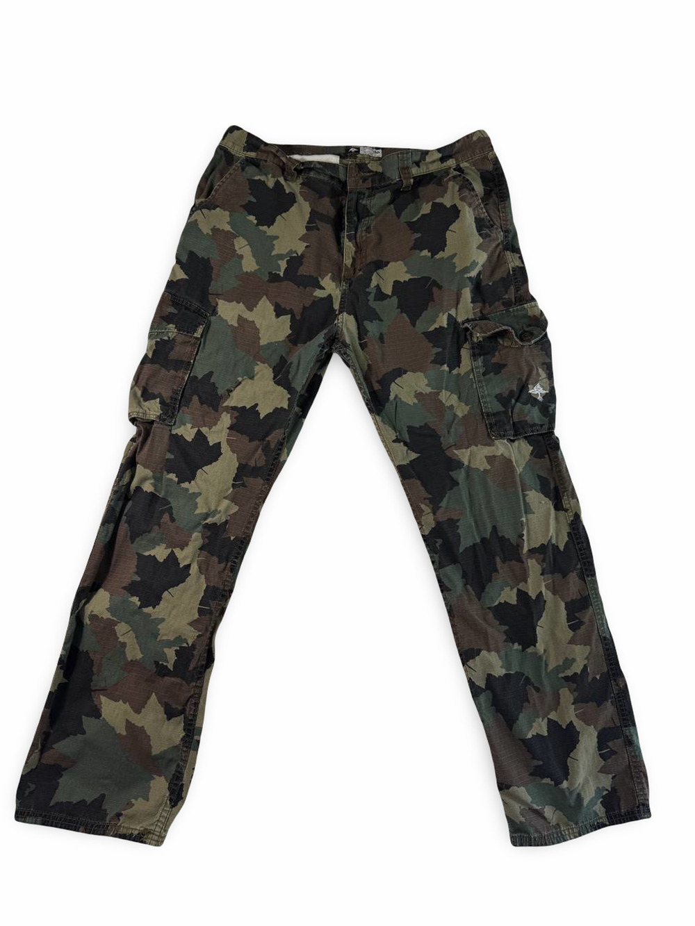 Lifted Research Group LRG Camo Cargo Pants Men S Size 36 Ripstop Military Style